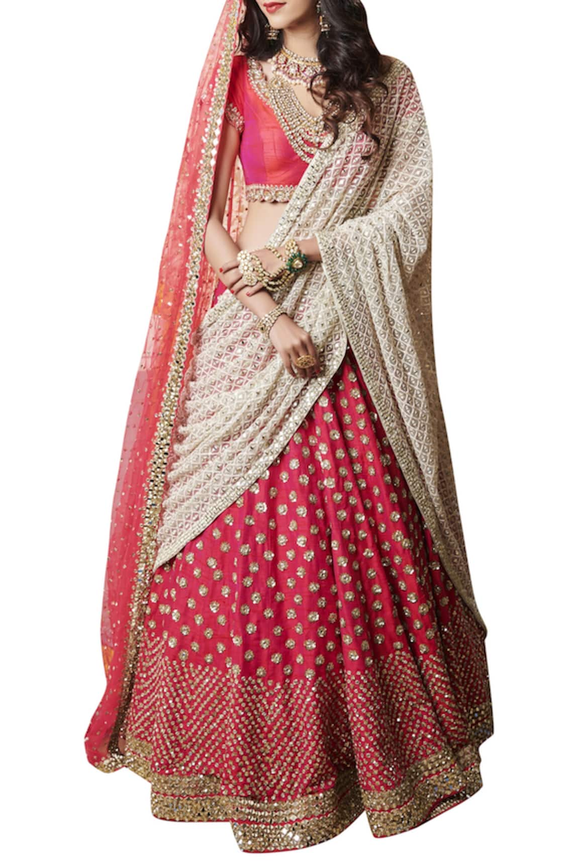 Abhinav Mishra Embroidered lehenga set