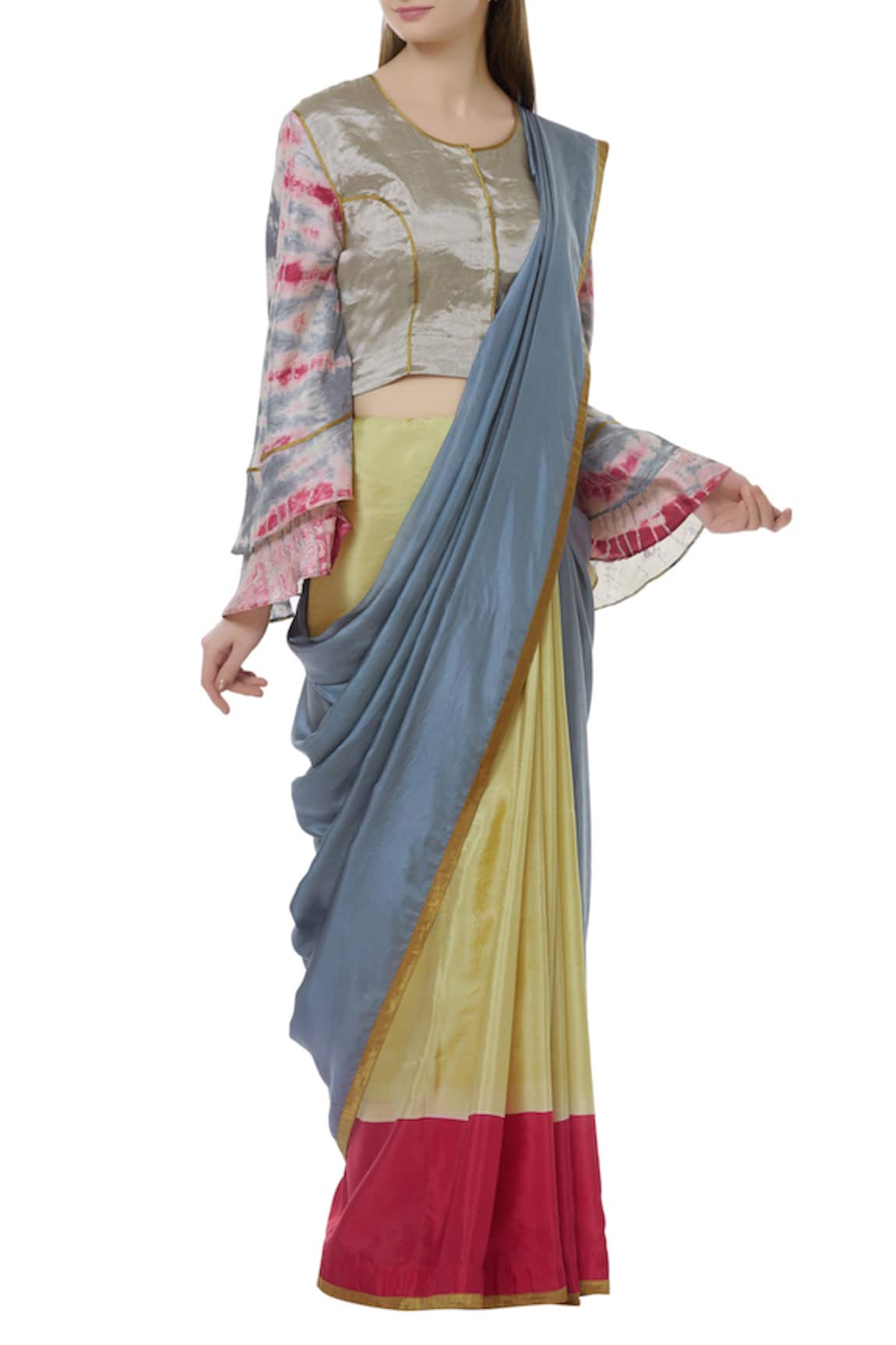 Latha Puttanna Silk Saree With Batik Blouse