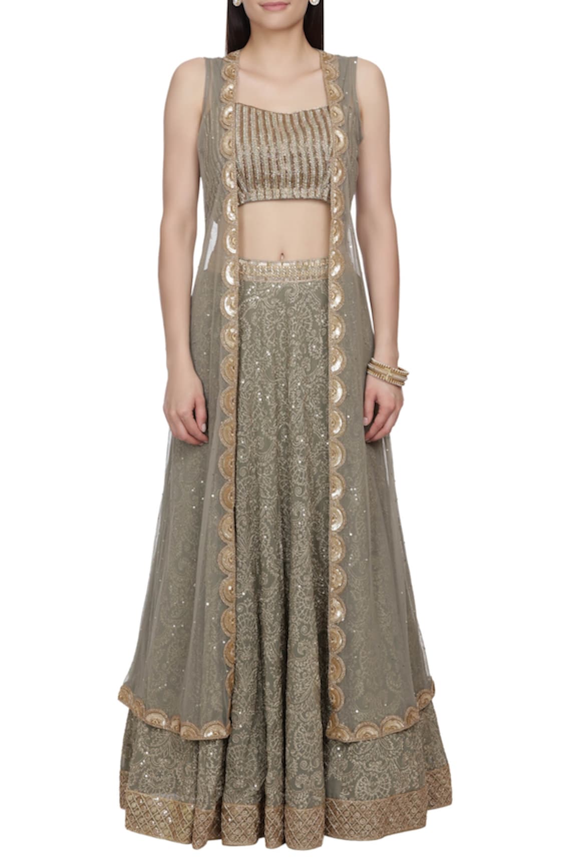 Bhumika Grover Embroidered lehenga & jacket set