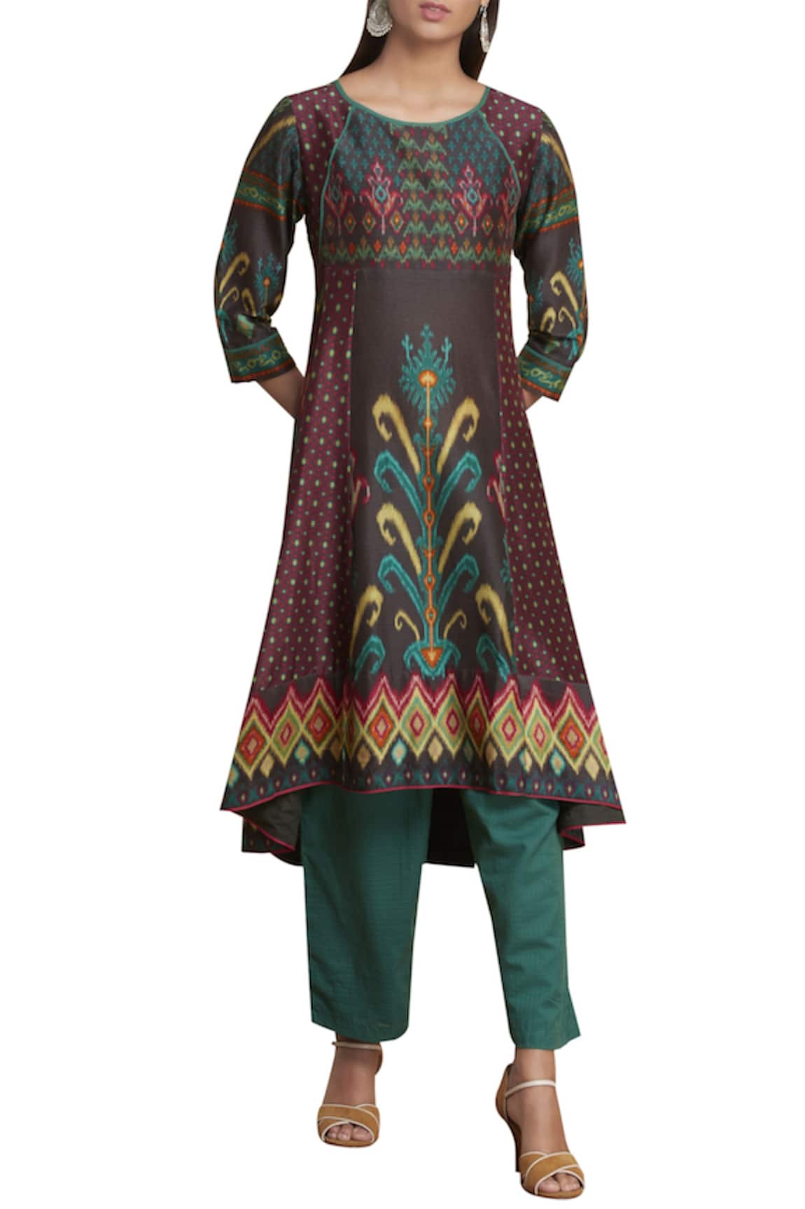 Ritu Kumar Chanderi printed kurta