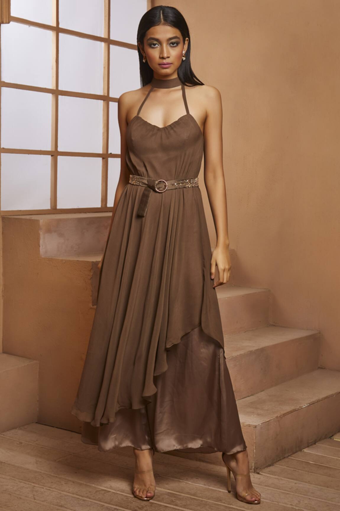 Shloka Khialani Draped Overlay Jumpsuit