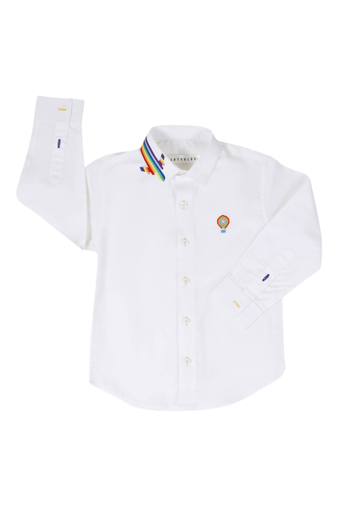 Partykles Hot Air Balloon Embroidered Shirt 