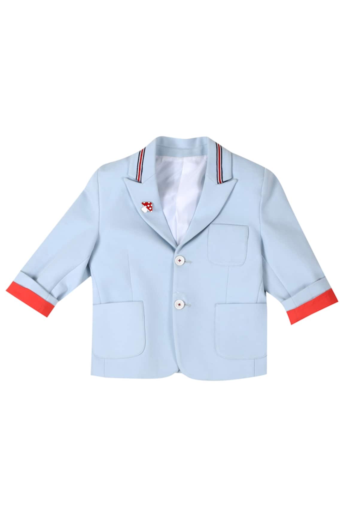 Partykles Blue Stripe Detail Blazer 
