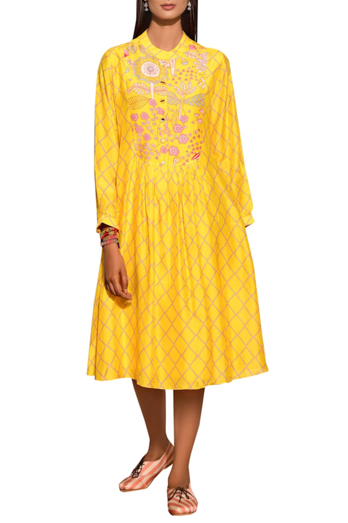 Swati Vijaivargie Printed Flared Tunic 