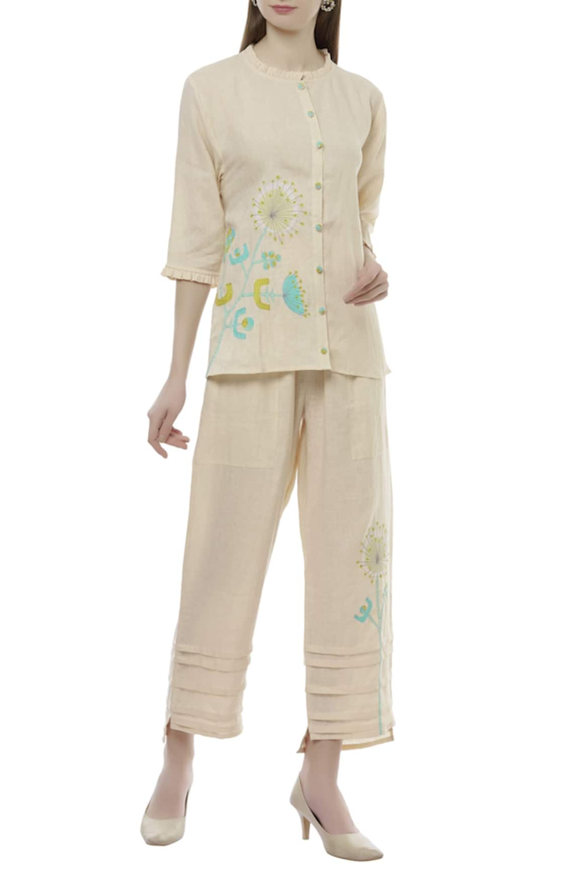 Shagun Manchanda Linen Short Kurta