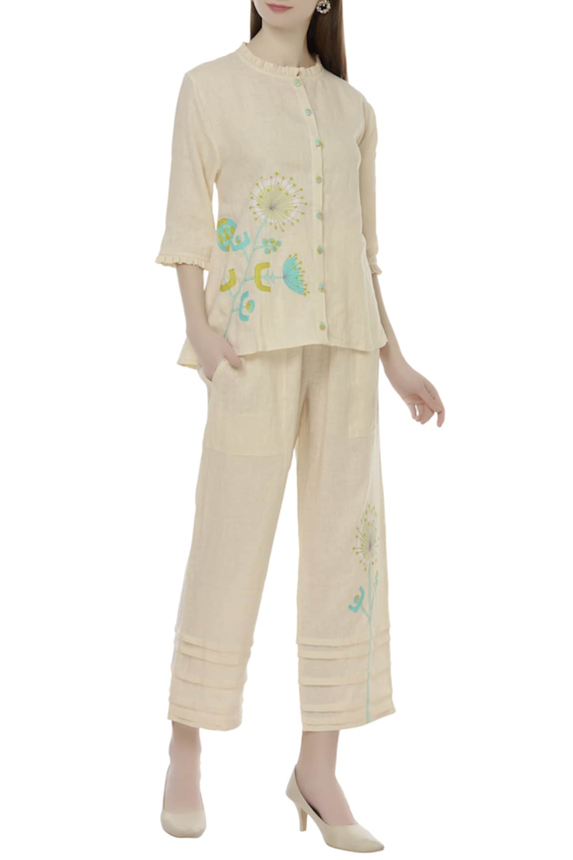 Shagun Manchanda Linen Straight Pants