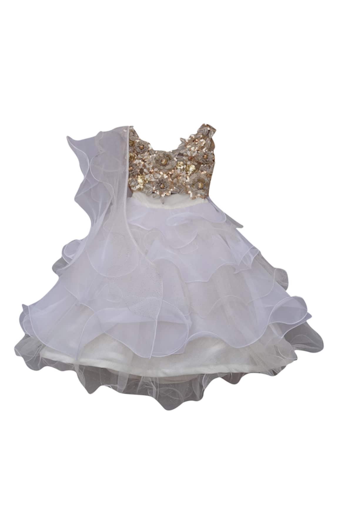 Fayon Kids Ruffle Lehenga Set 