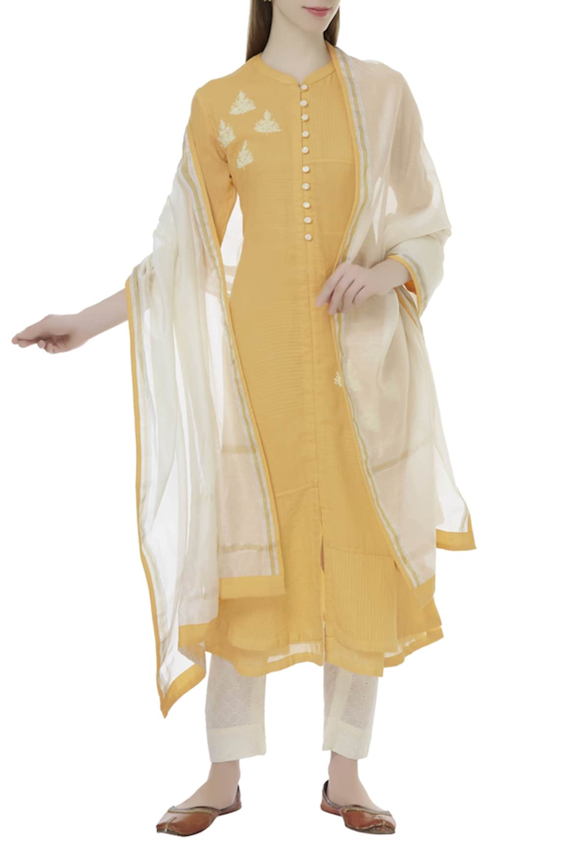 Manasi Sengupta Embroidered Kurta Set