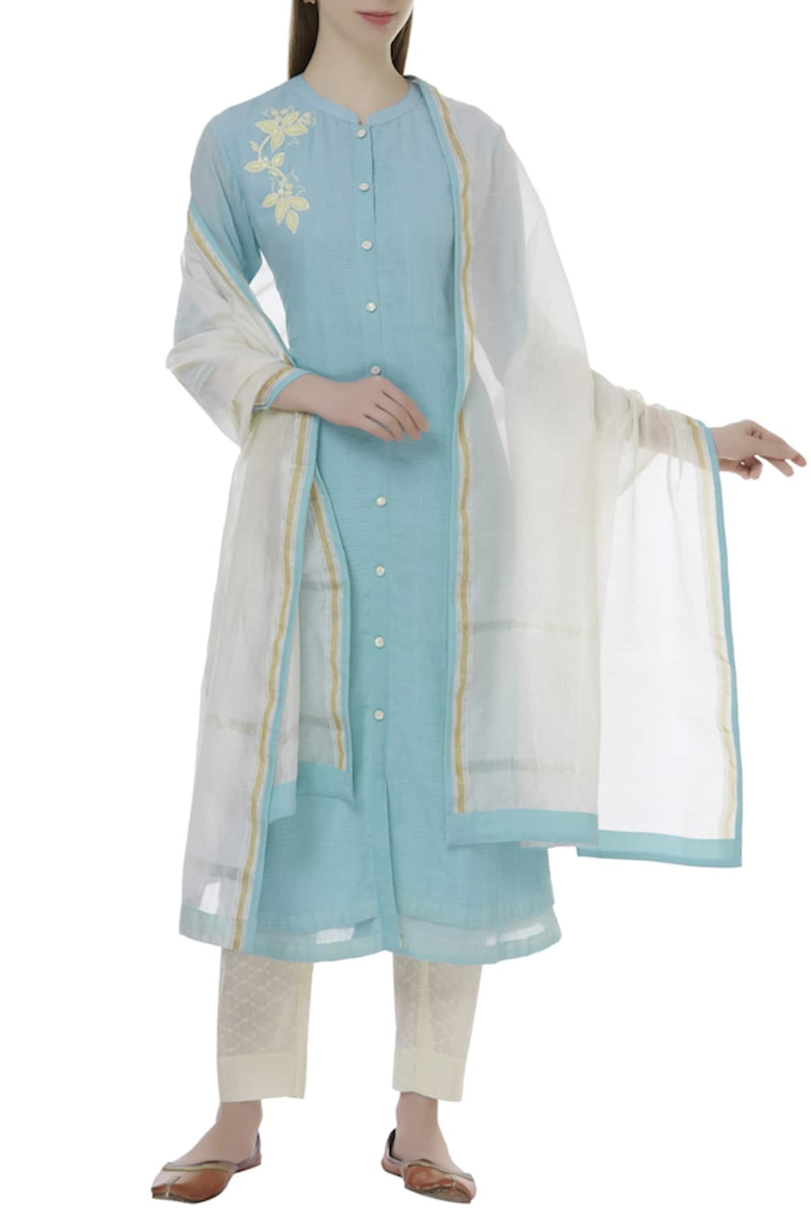 Manasi Sengupta Embroidered Kurta Set