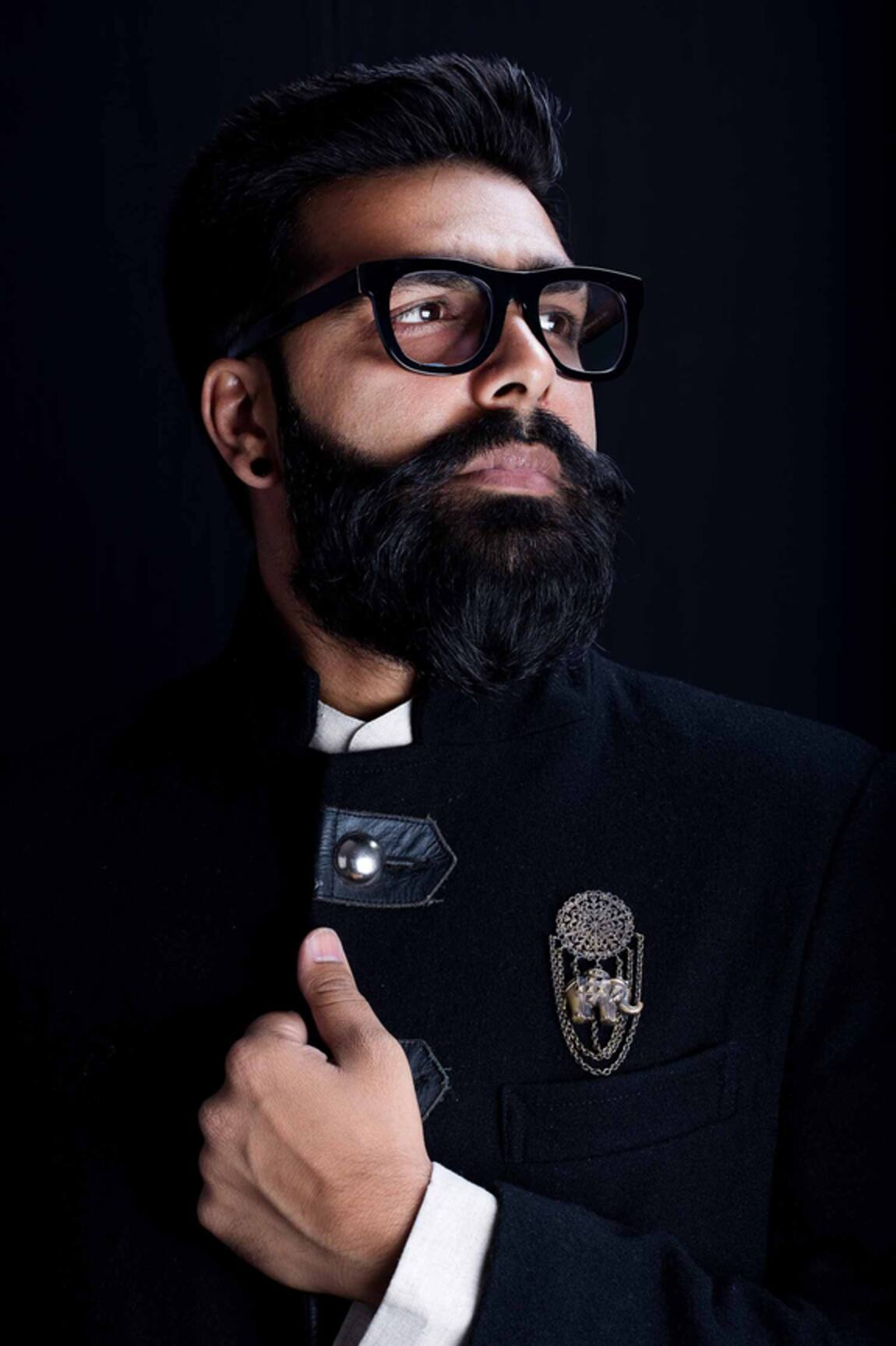 Cosa Nostraa Antique Elephant Brooch