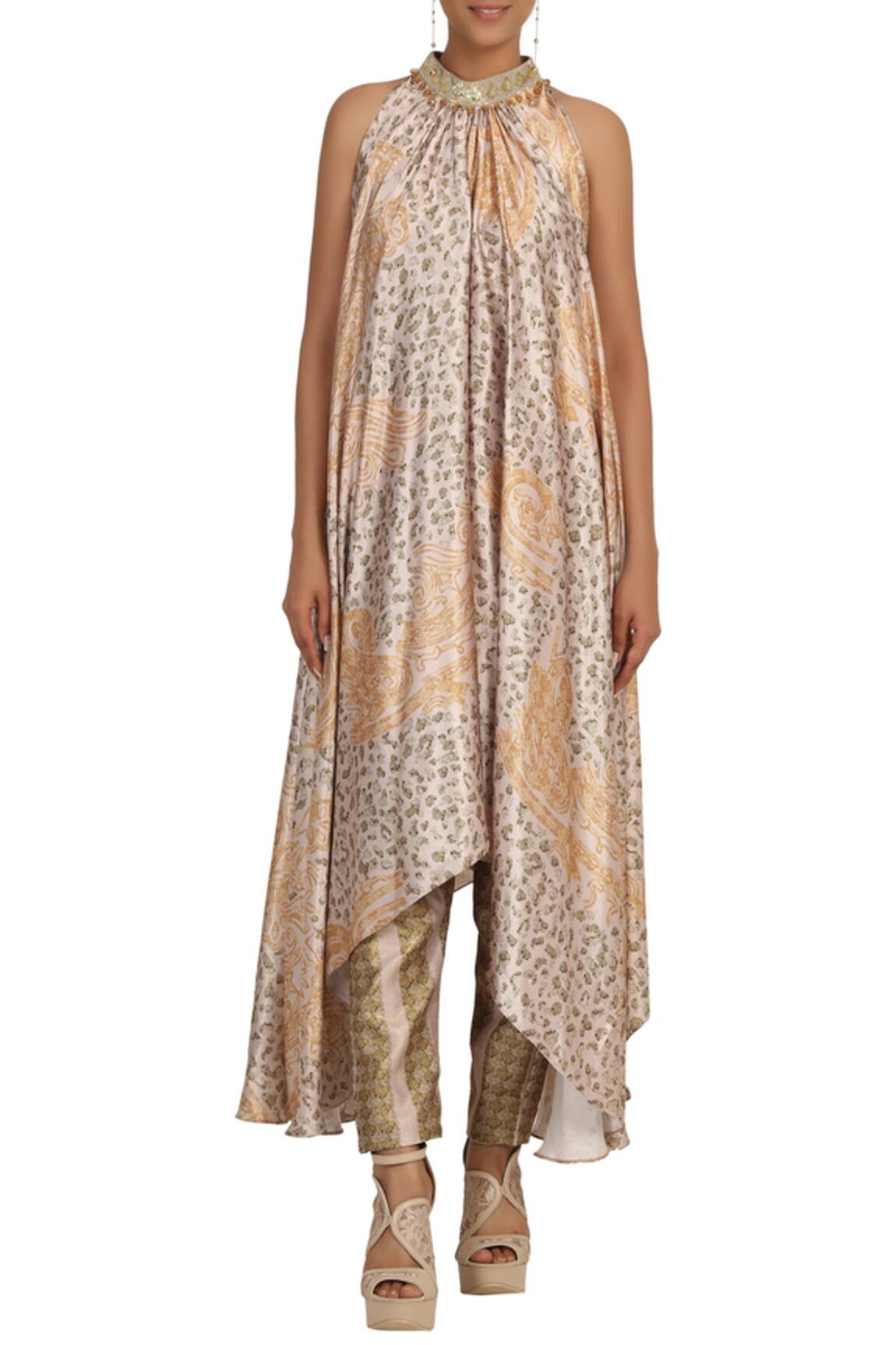 Rabani & Rakha Printed Tunic Pant Set