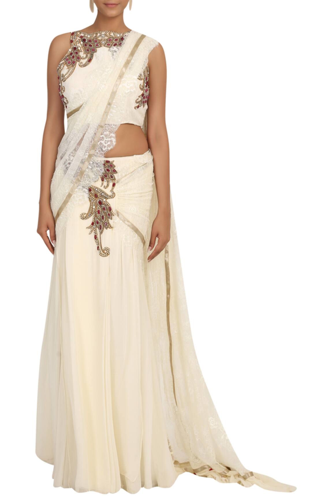 Rabani & Rakha Pre-Pleated Lehenga Saree