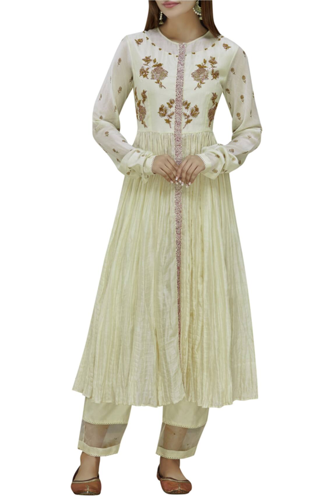 Neeta Bhargava Embroidered Anarkali Set