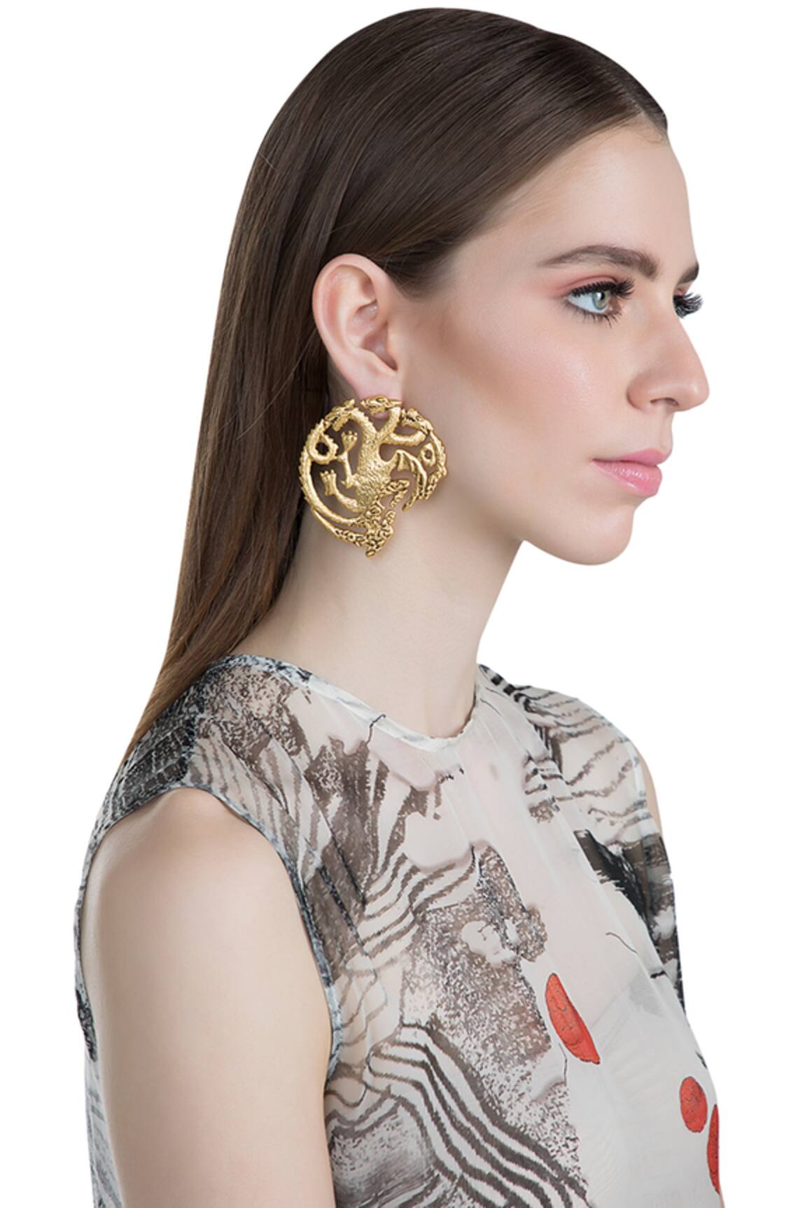 Masaba Carved Earrings