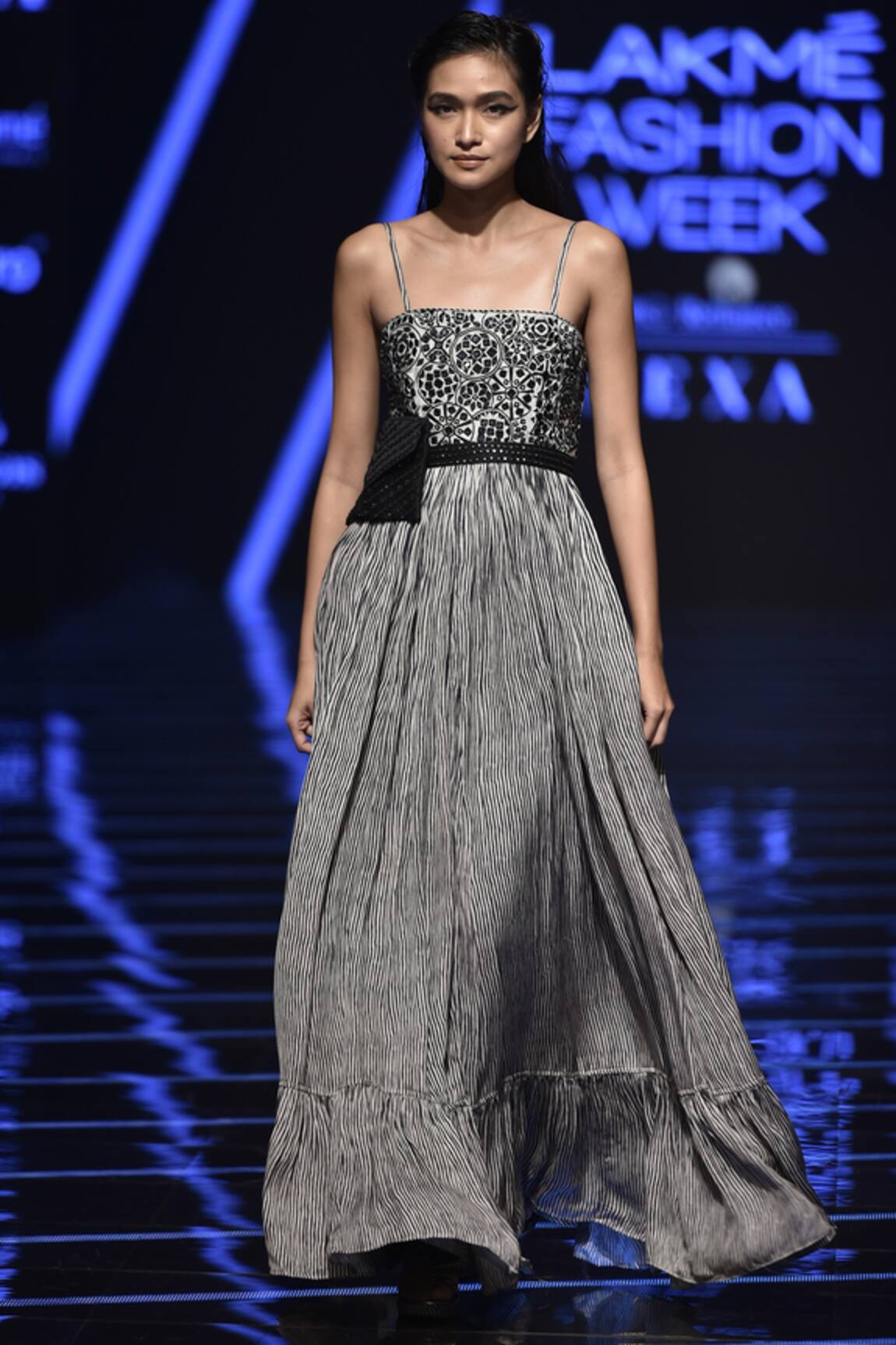 Punit Balana Striped Gown 