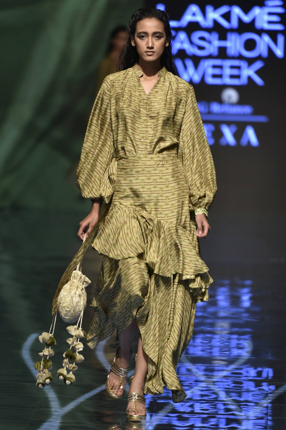 Punit Balana Bandhani Print Skirt Set 