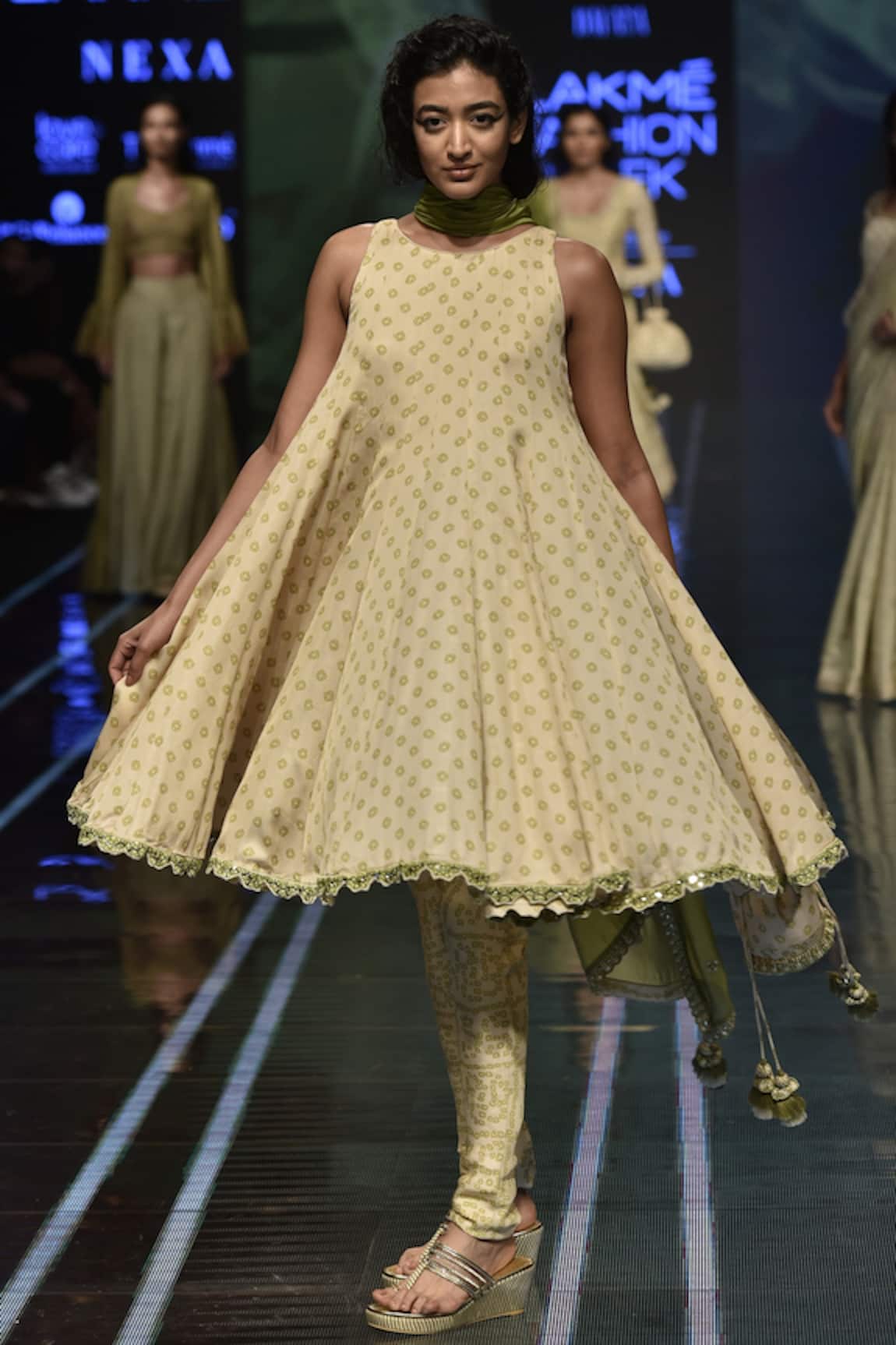 Punit Balana Printed Anarkali Set 