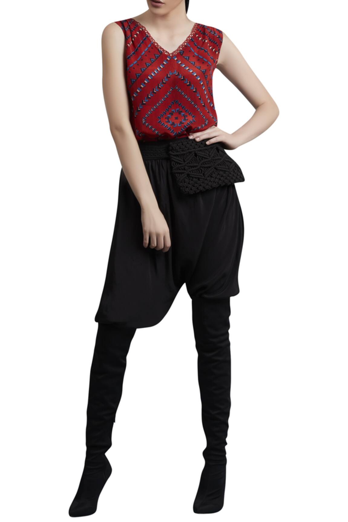 Label Ritu Kumar Printed Top