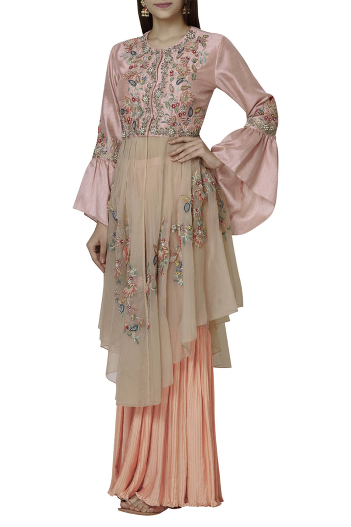 Sonali Gupta Embellished Kurta Sharara Set