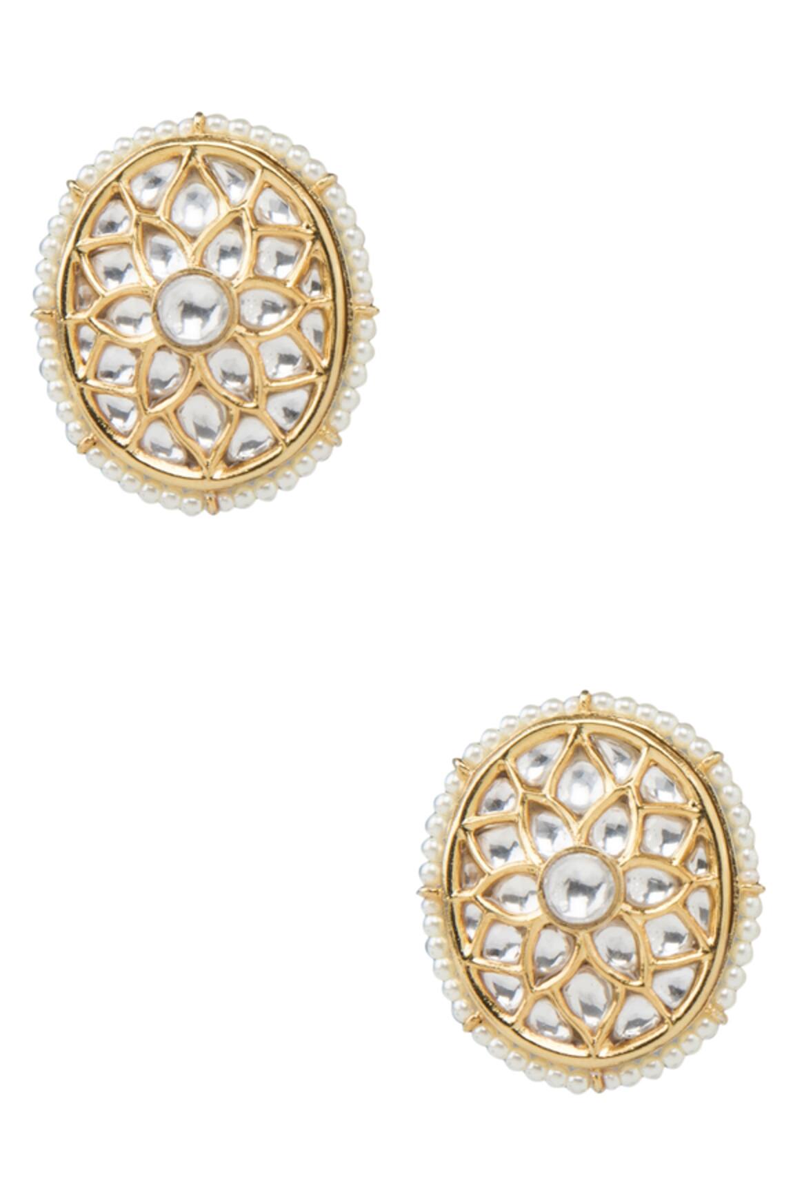Auraa Trends Kundan Studs