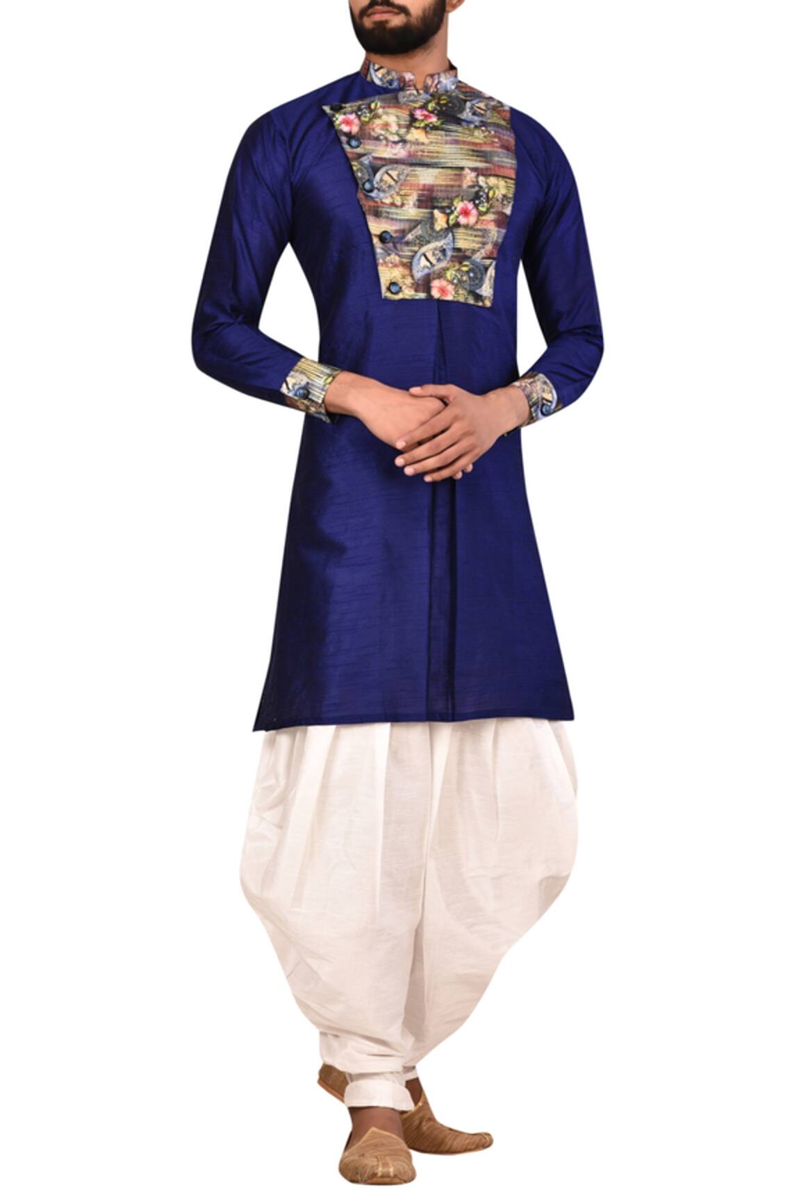 Arihant Rai Sinha Silk Kurta Pant Set