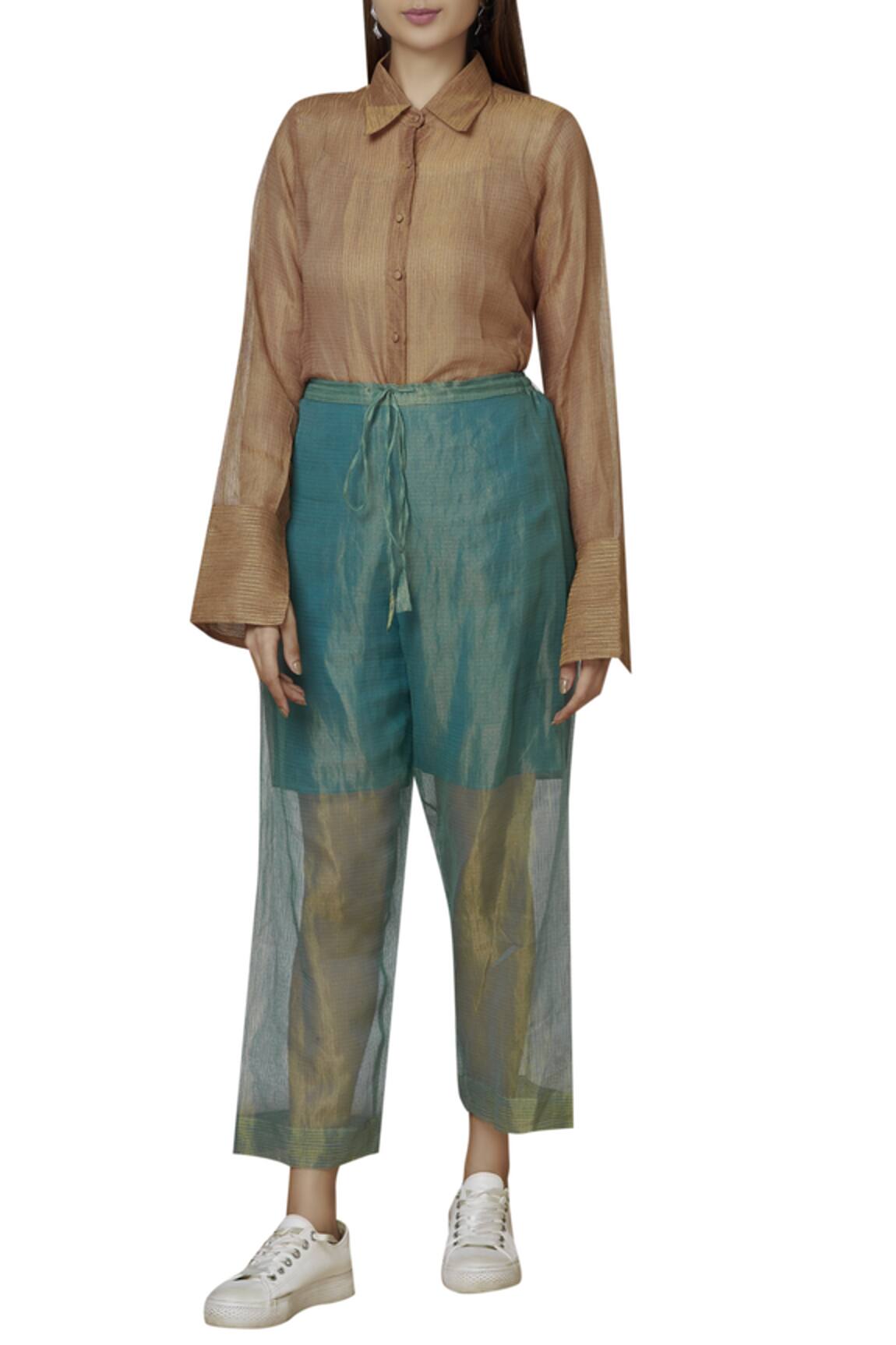 Urvashi Kaur Overlay Pants 