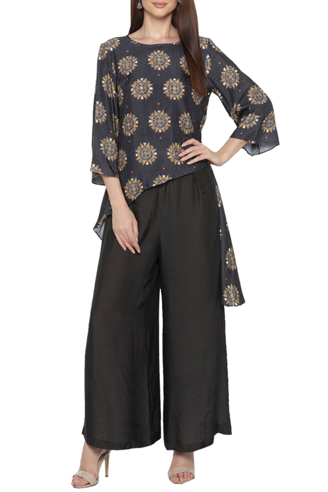 Soup by Sougat Paul Printed Top Palazzo Set 