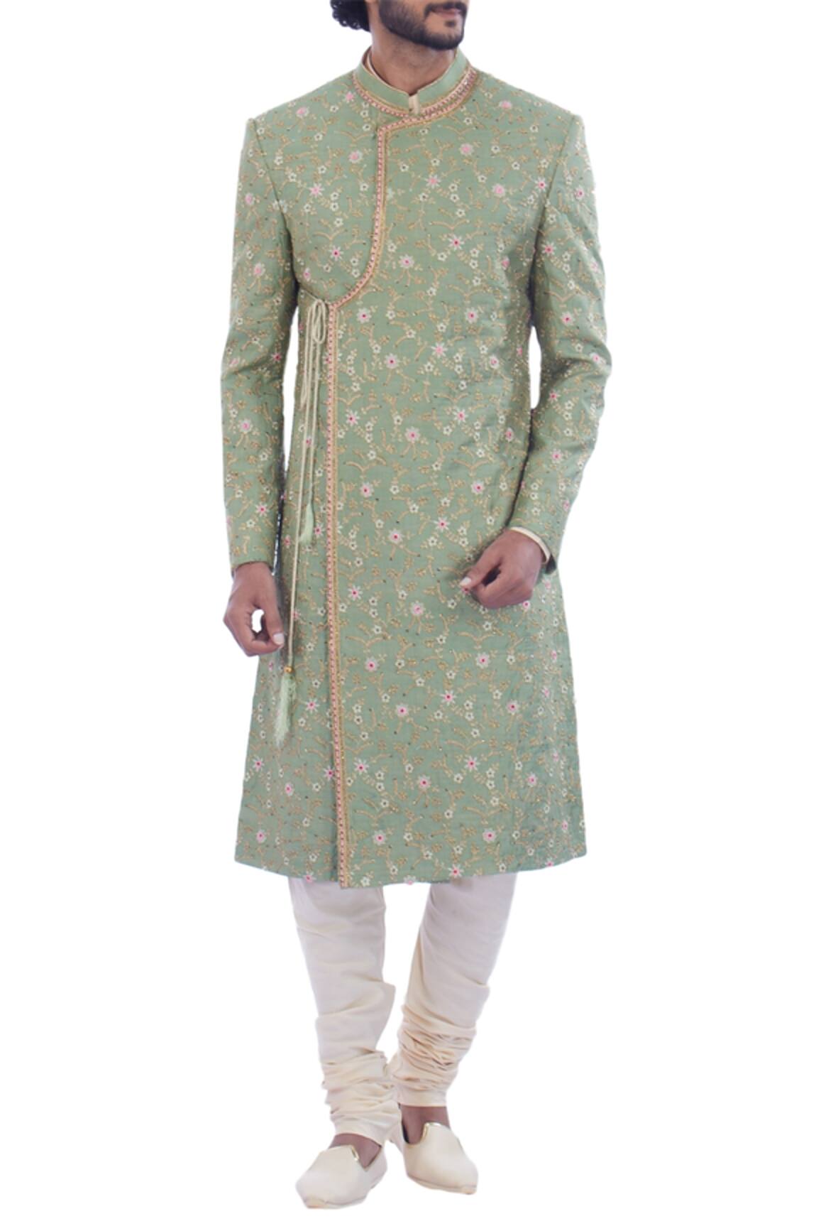 Nitesh Singh Chauhan Embroidered Sherwani Set