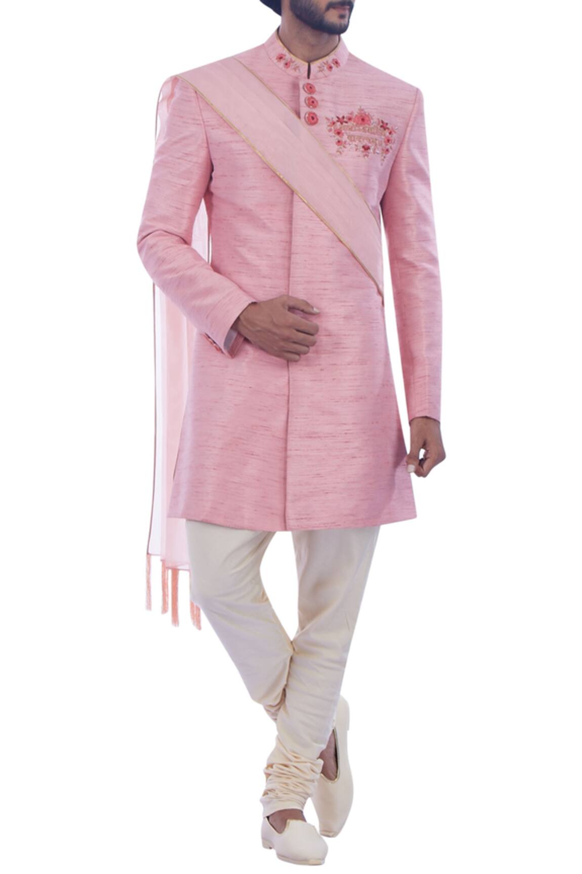 Nitesh Singh Chauhan Embroidered Sherwani Set