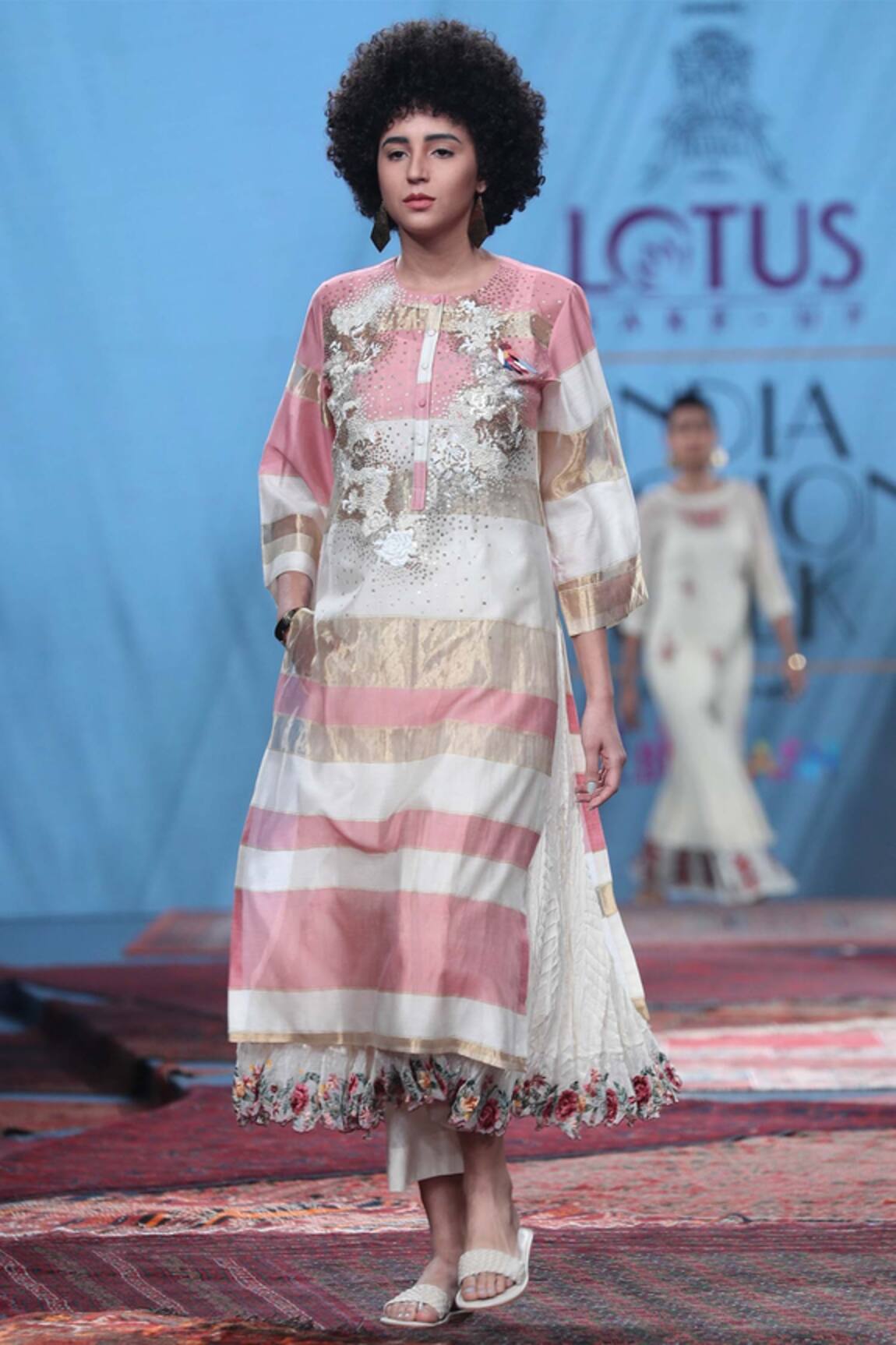 Prama By Pratima Pandey Silk Embroidered Dress