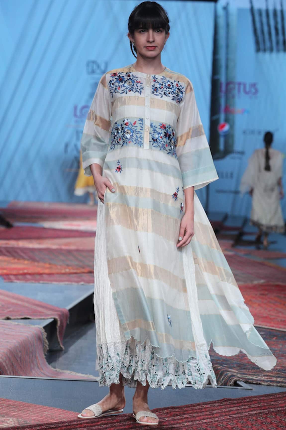 Prama By Pratima Pandey Chanderi Dress