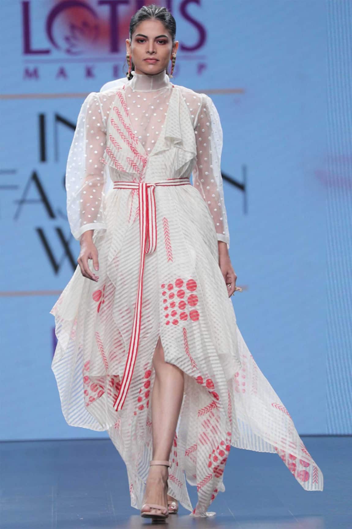 NIDHIKA SHEKHAR Organza Printed Dress