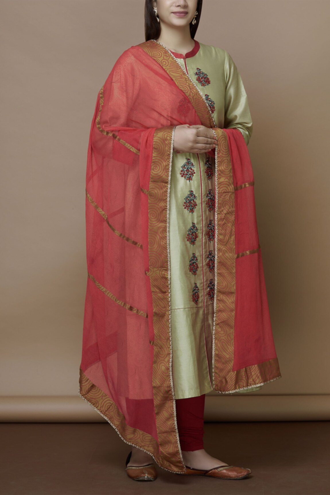 Manasi Sengupta Chanderi Kurta Set