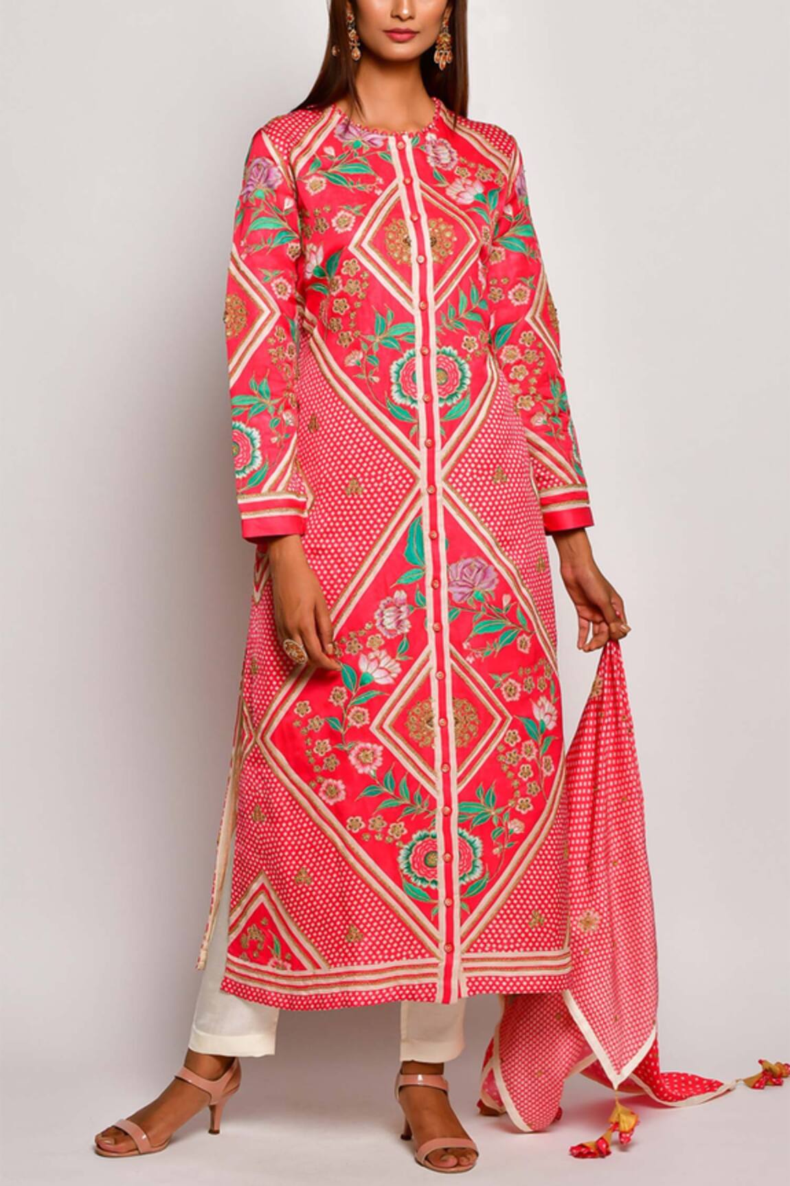 Swati Vijaivargie Printed Kurta