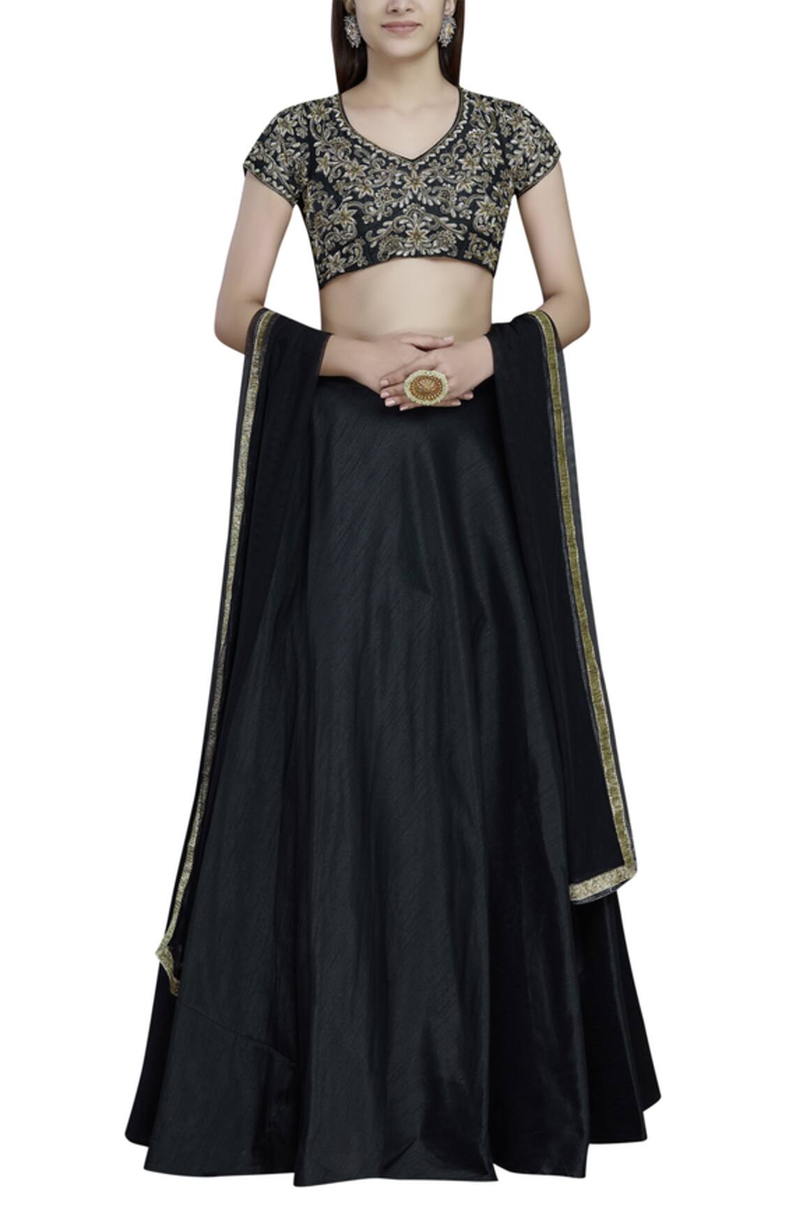 Esha Koul Silk Lehenga Set 