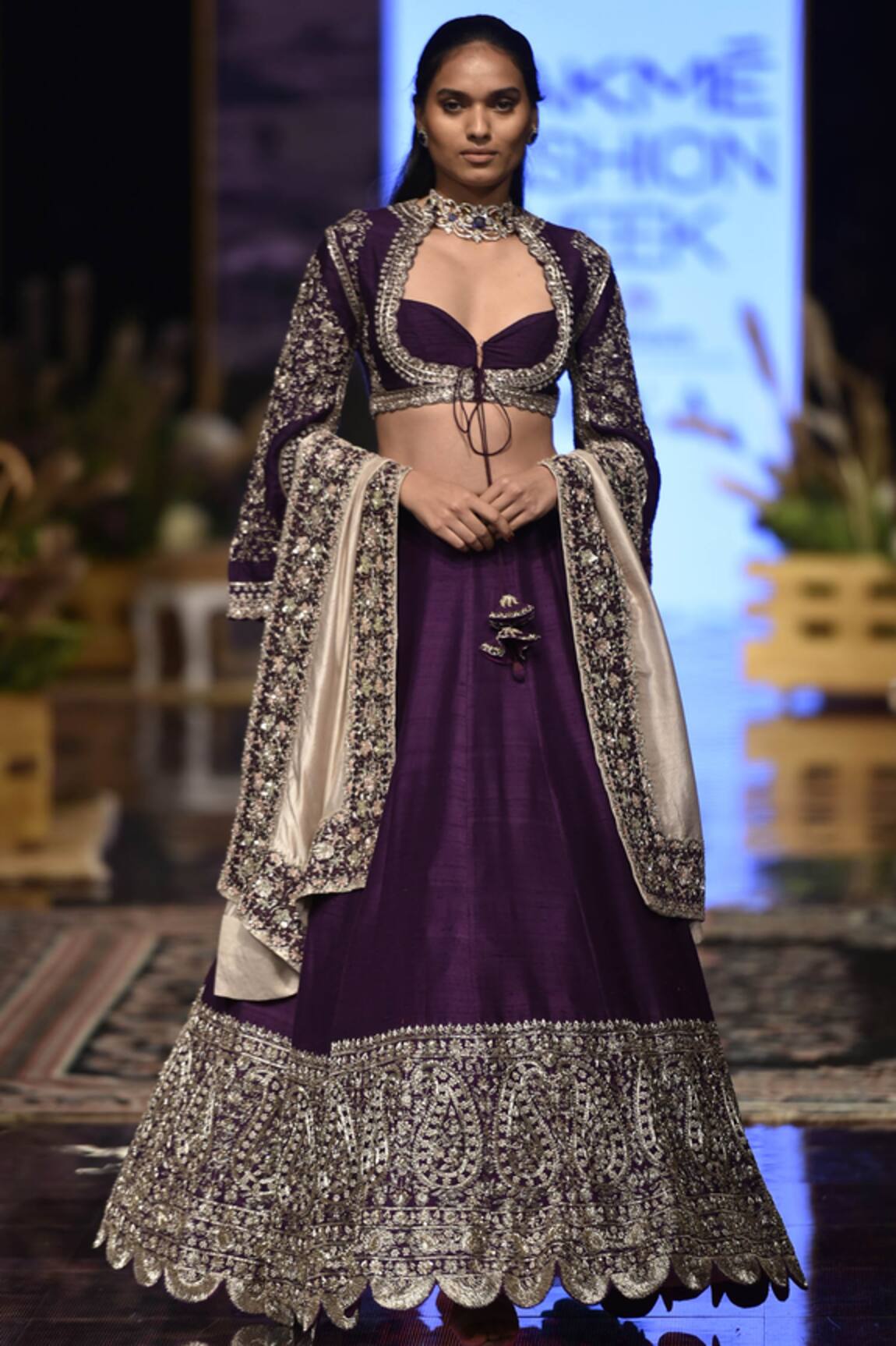 Jayanti Reddy Embroidered Lehenga Set 