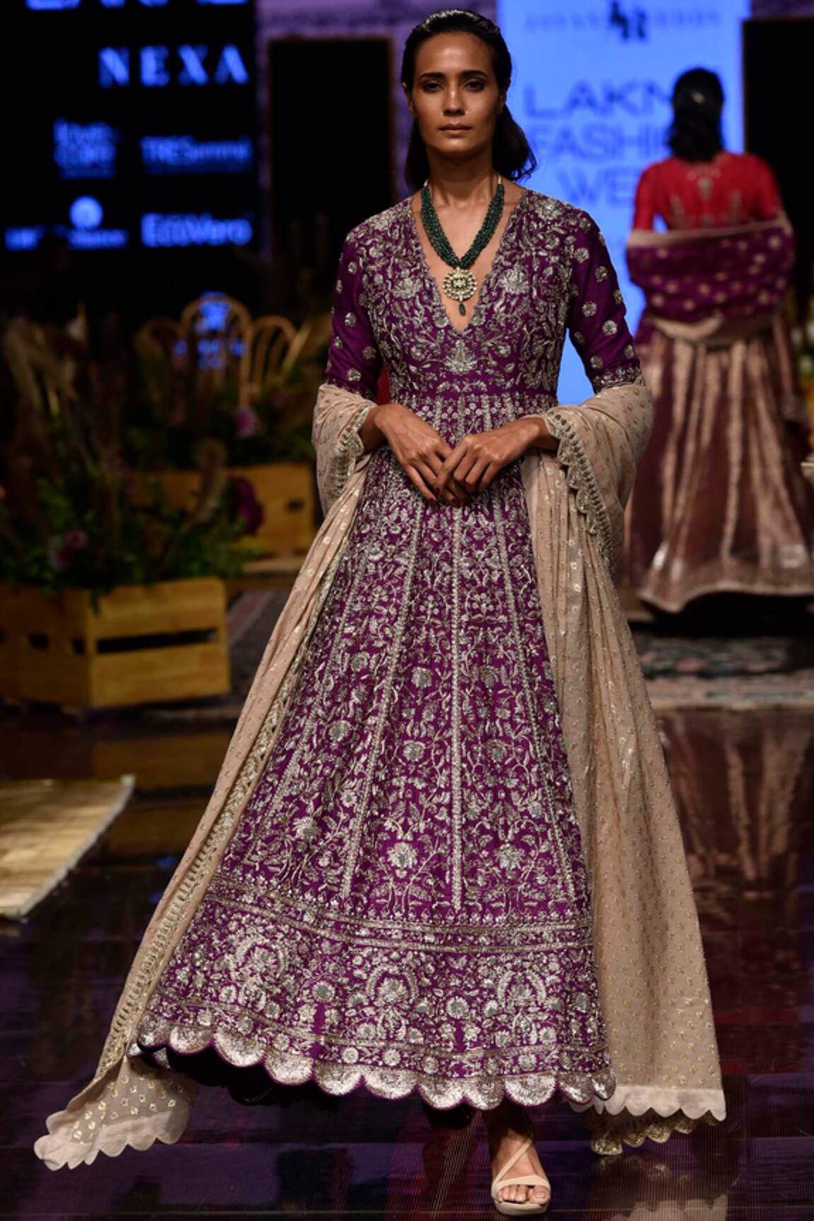 Jayanti Reddy Embroidered Anarkali Set