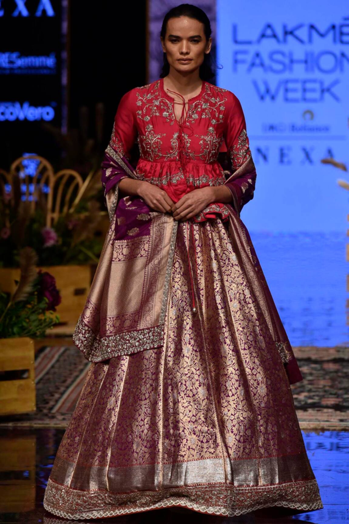 Jayanti Reddy Embroidered Lehenga Set