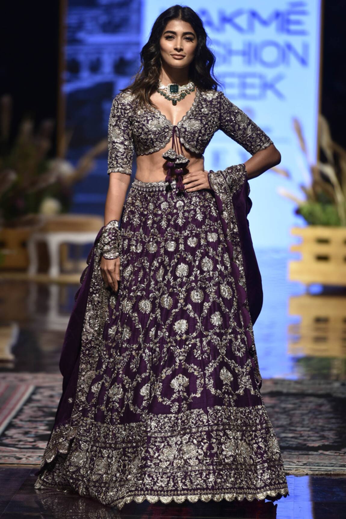 Jayanti Reddy Embroidered Bridal Lehenga Set 