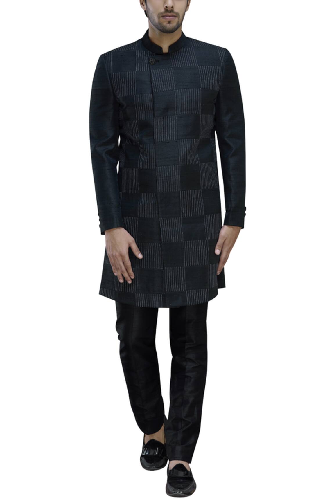 Manish Nagdeo Embroidered Sherwani with Trousers