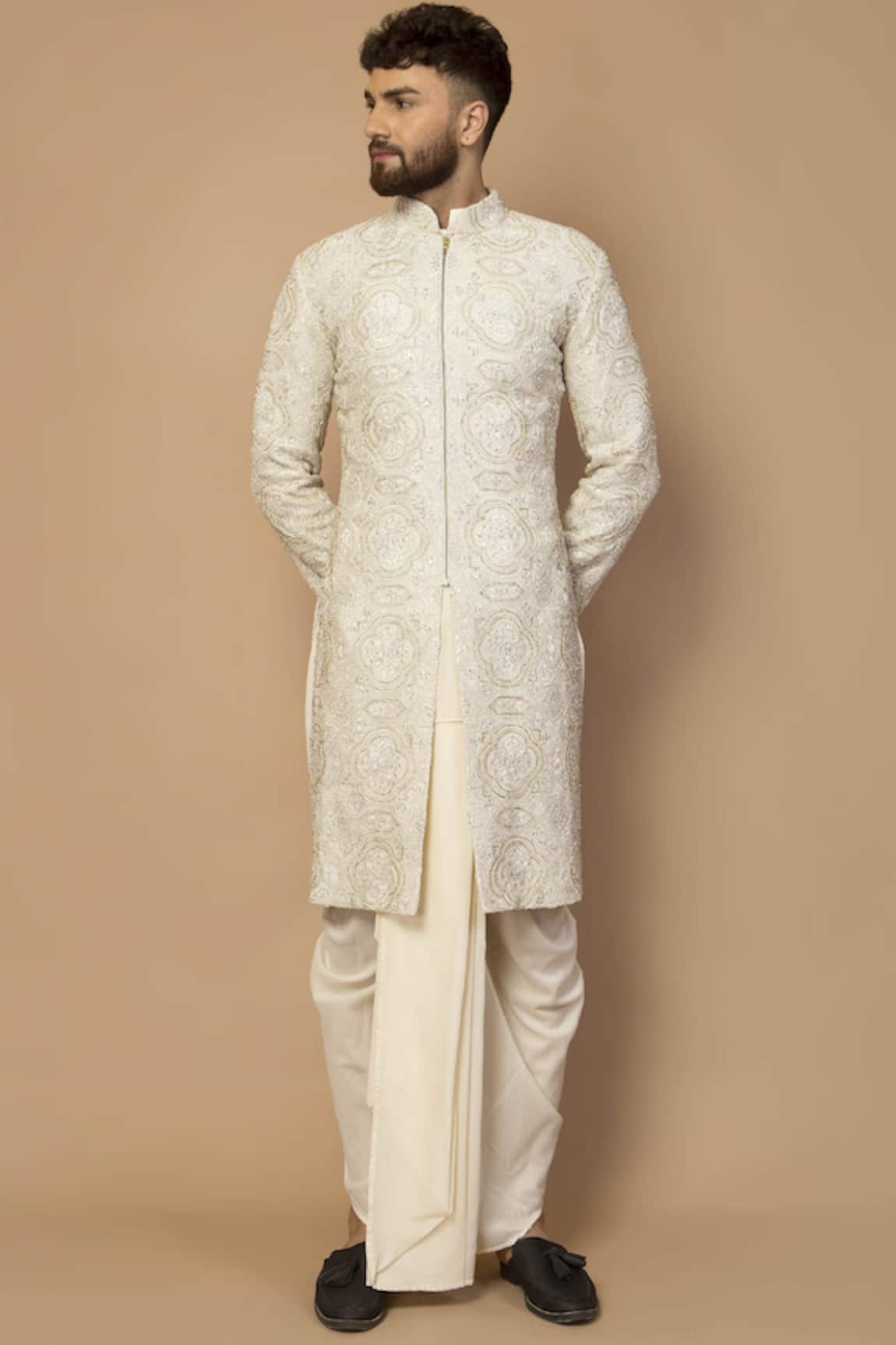 Siddartha Tytler Silk Sherwani Set