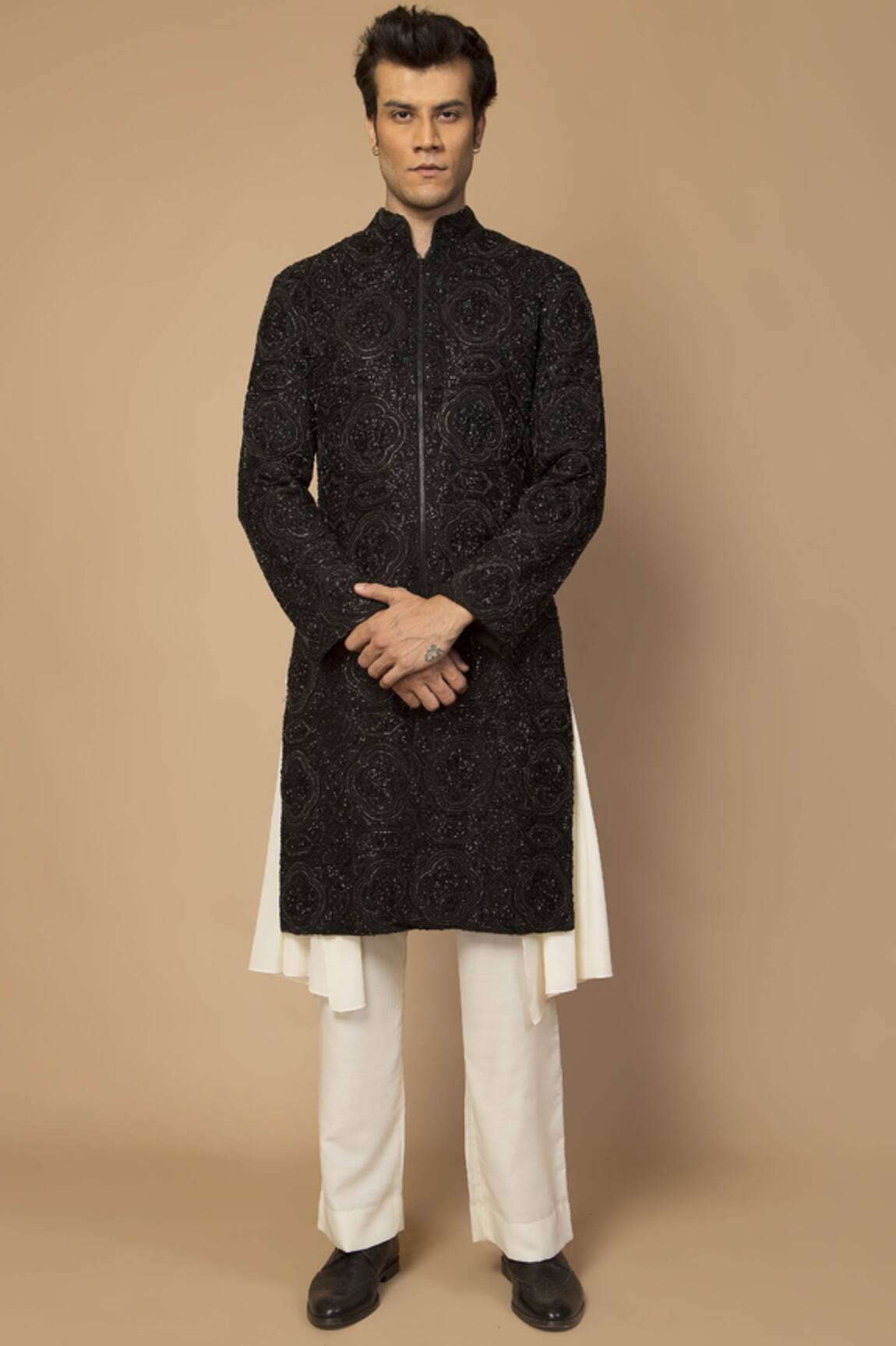 Siddartha Tytler Silk Sherwani Set