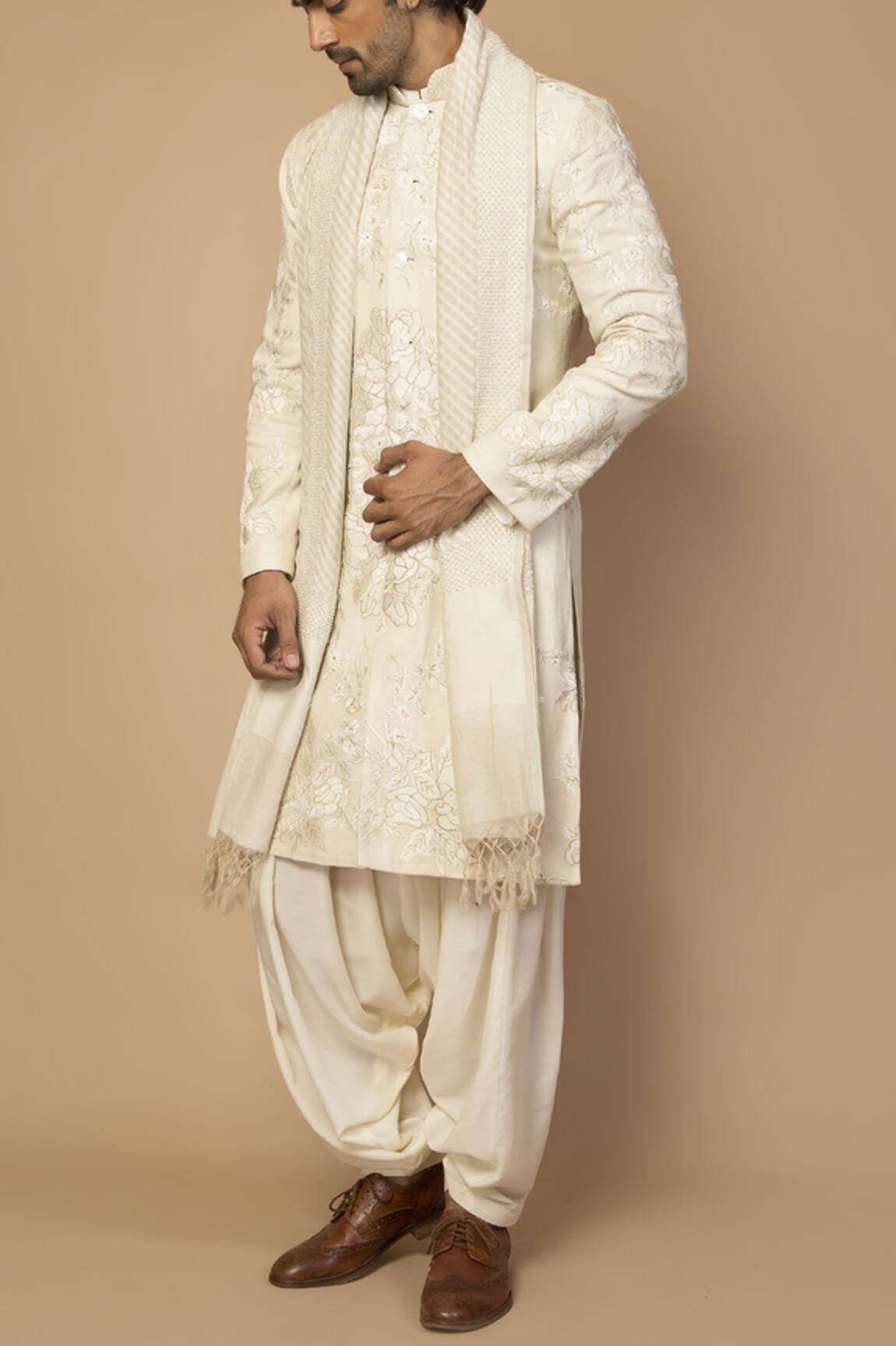 Siddartha Tytler Silk Sherwani Set