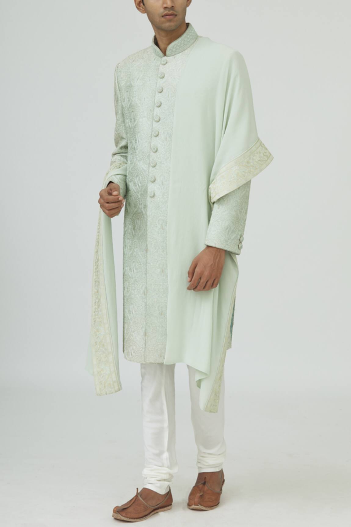 Vanshik Embroidered Sherwani Set
