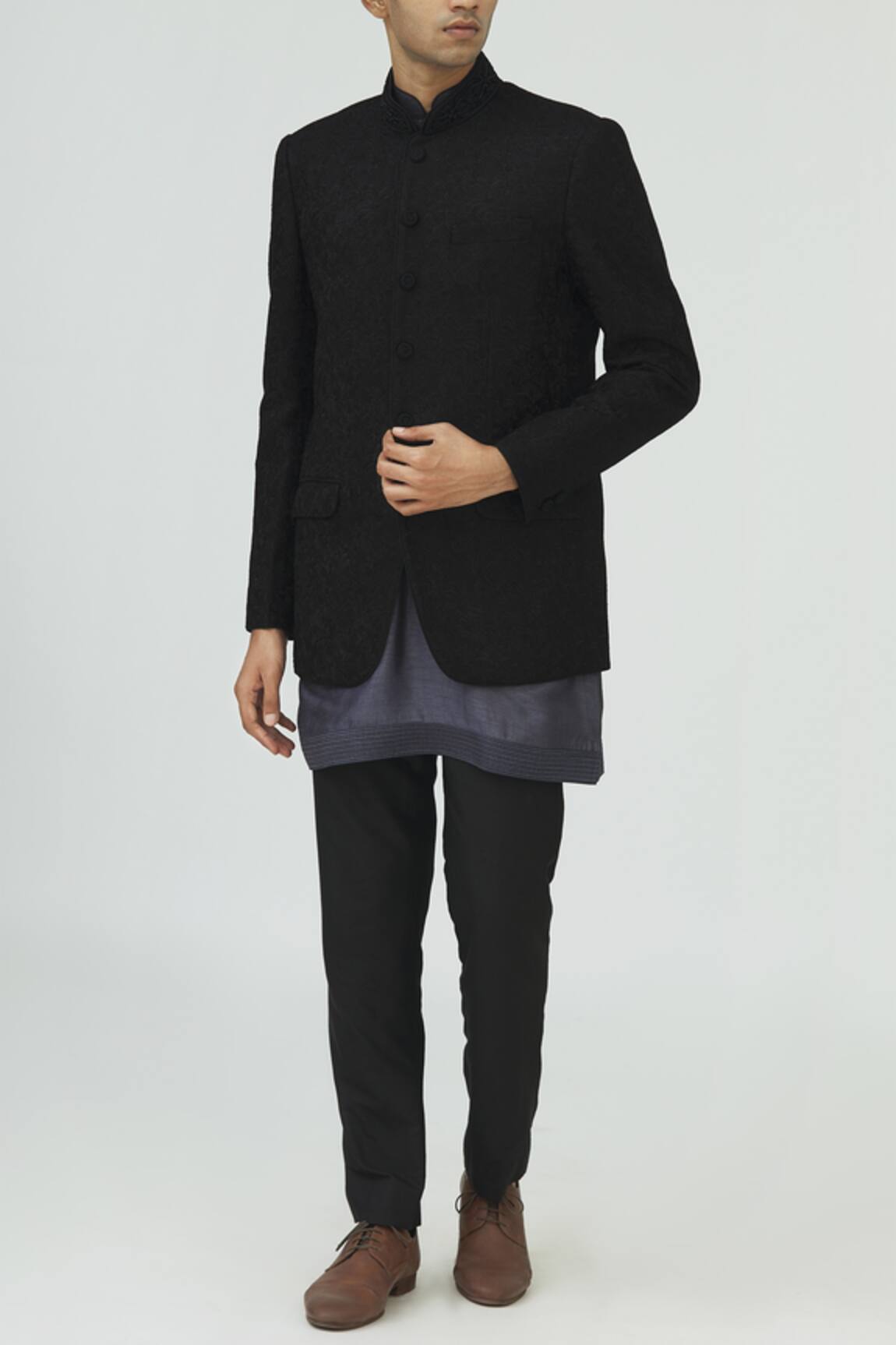 Vanshik Embroidered Bandhgala Set