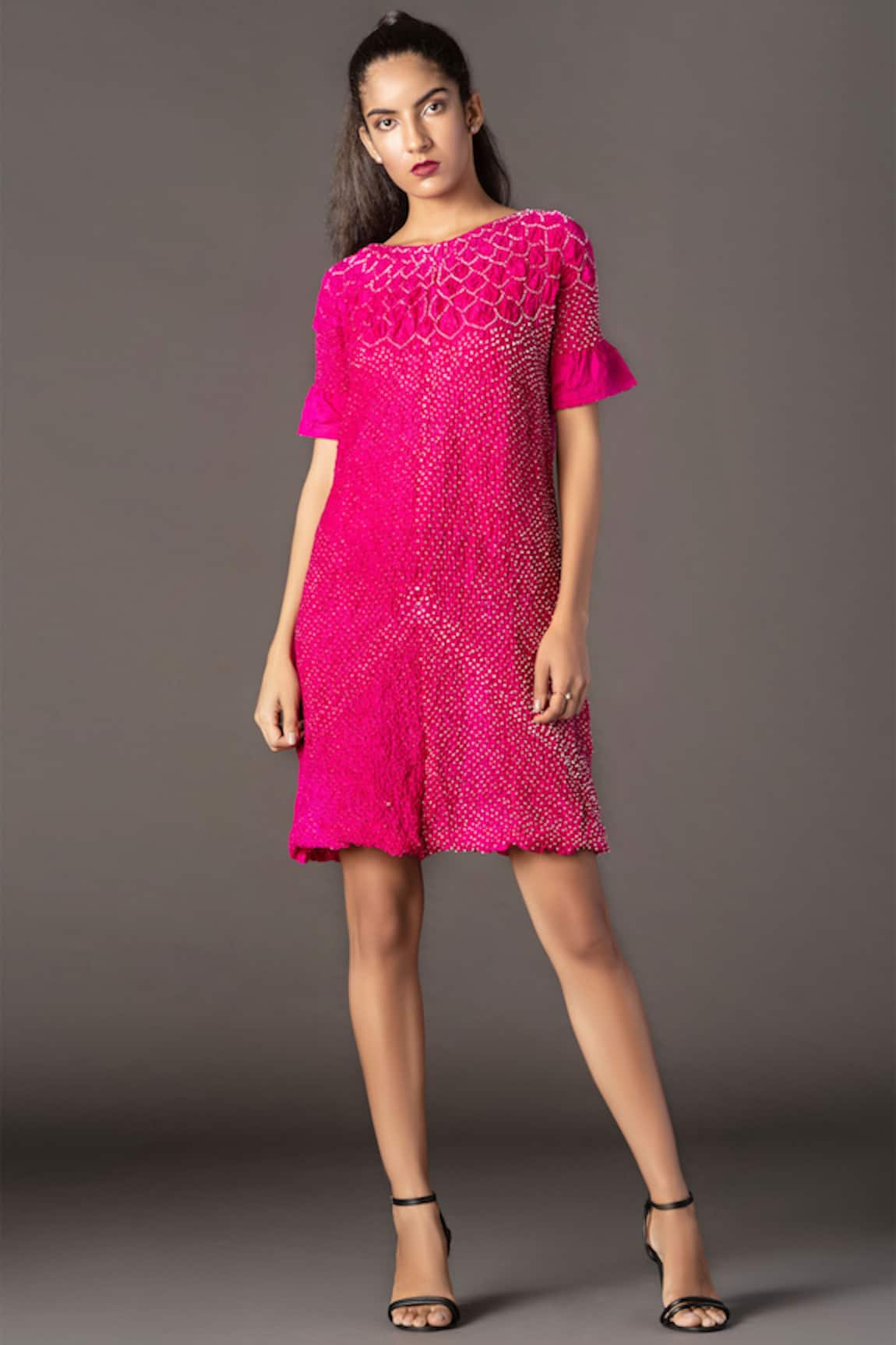 Twenty Nine Silk Bandhani Dress 