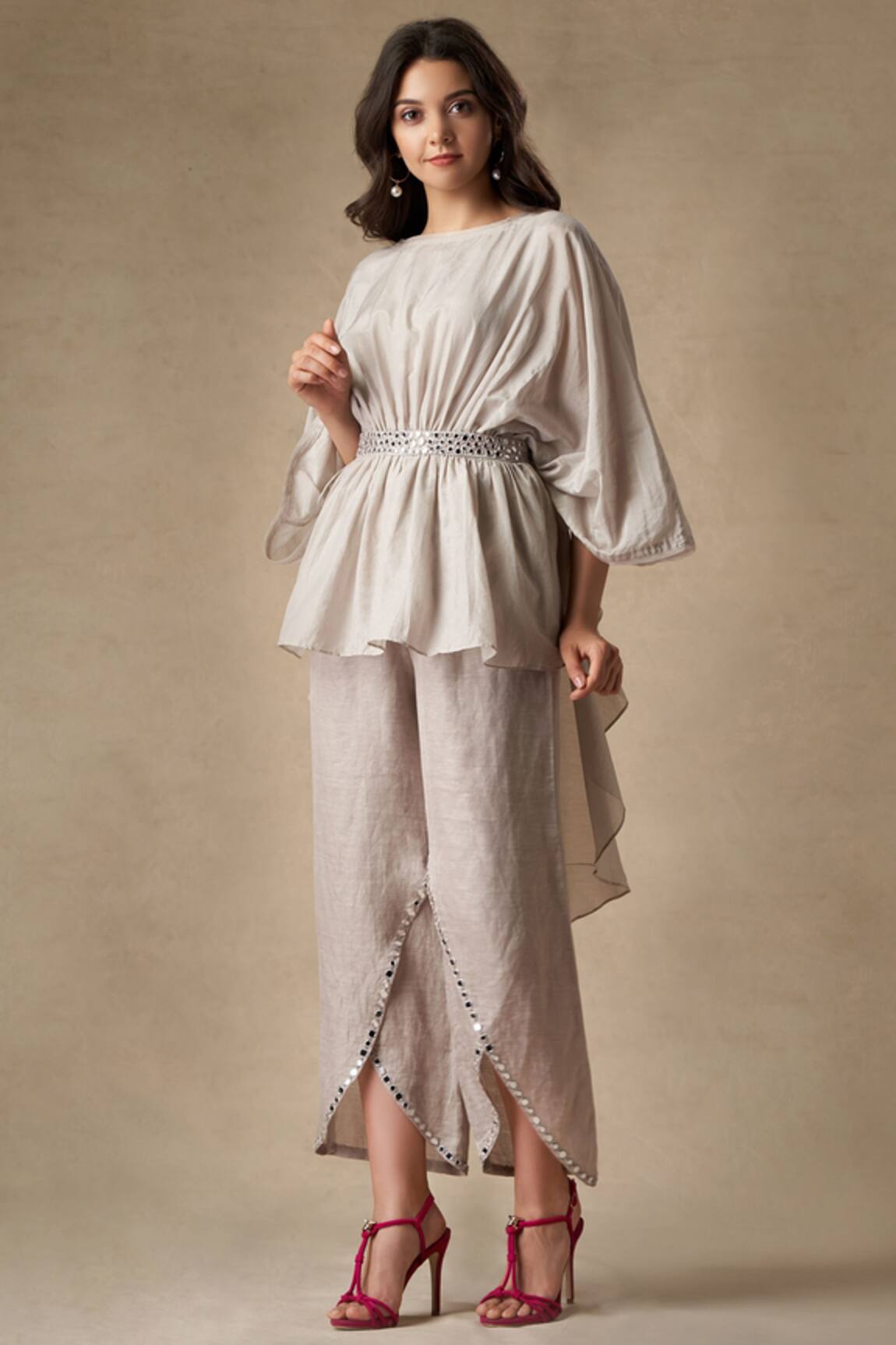 Twenty Nine Silk High Low Top