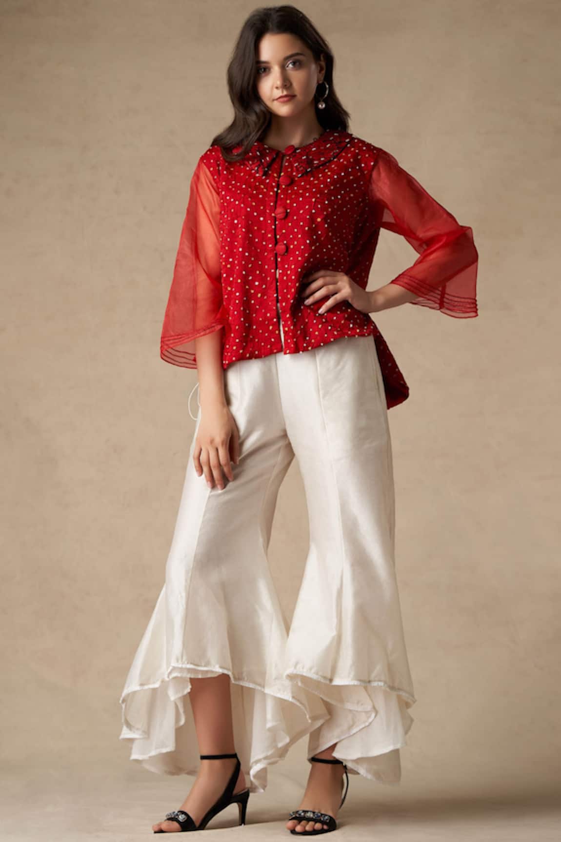 Twenty Nine Bandhani Silk Shirt