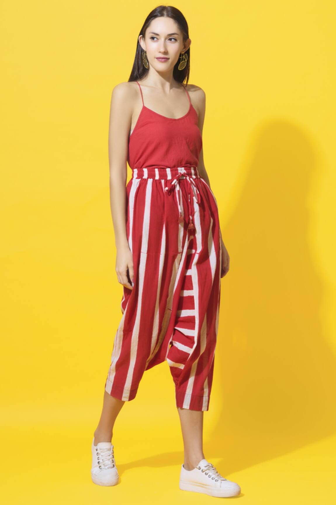 Ka-Sha Dyed Striped Pants