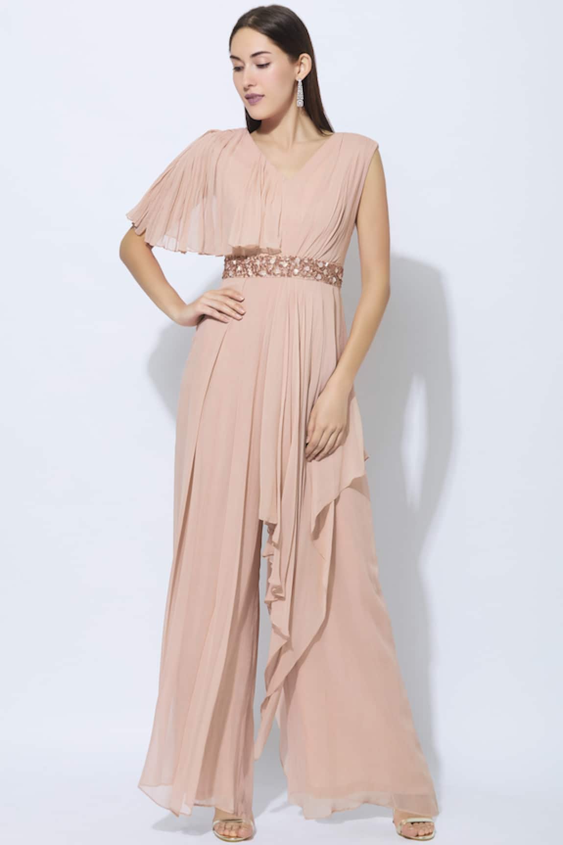NIDHIKA SHEKHAR Overlay Jumpsuit